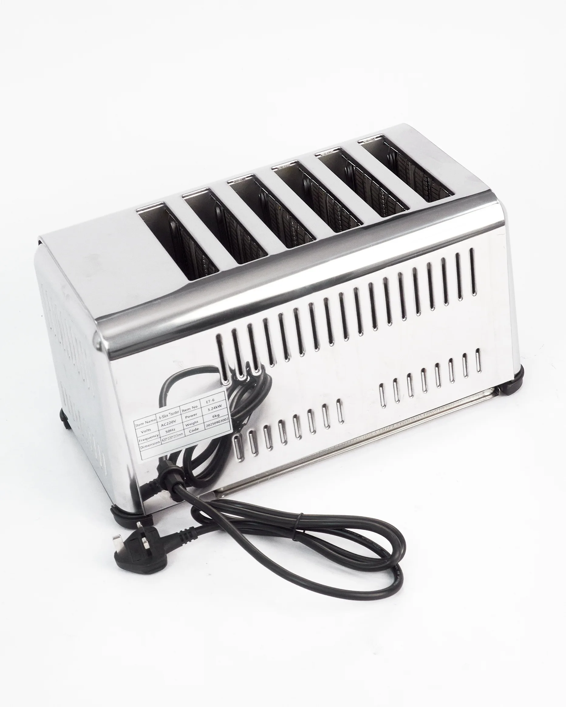 6 Slices Toaster