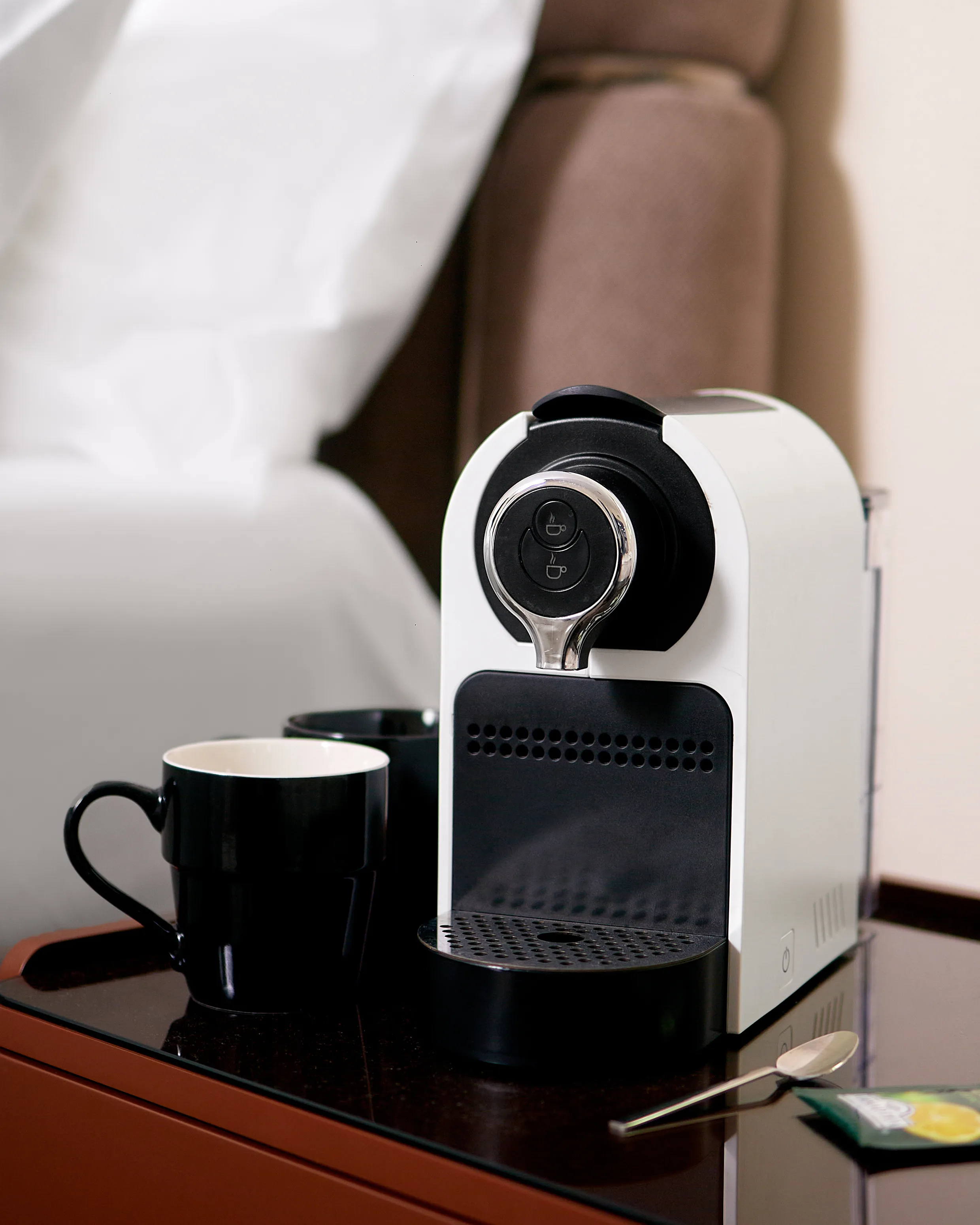 Black Capsule Coffee Machine