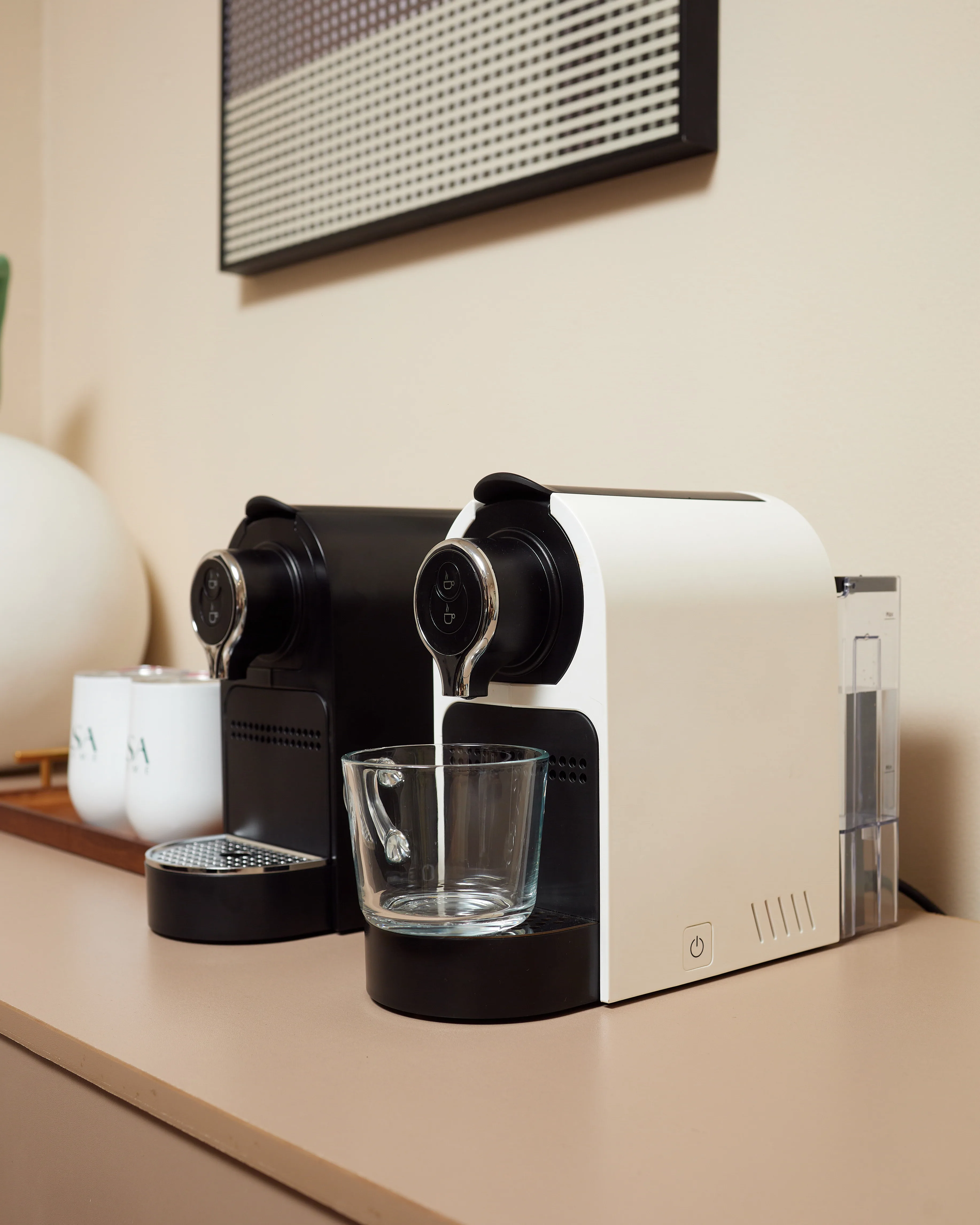 Black Capsule Coffee Machine