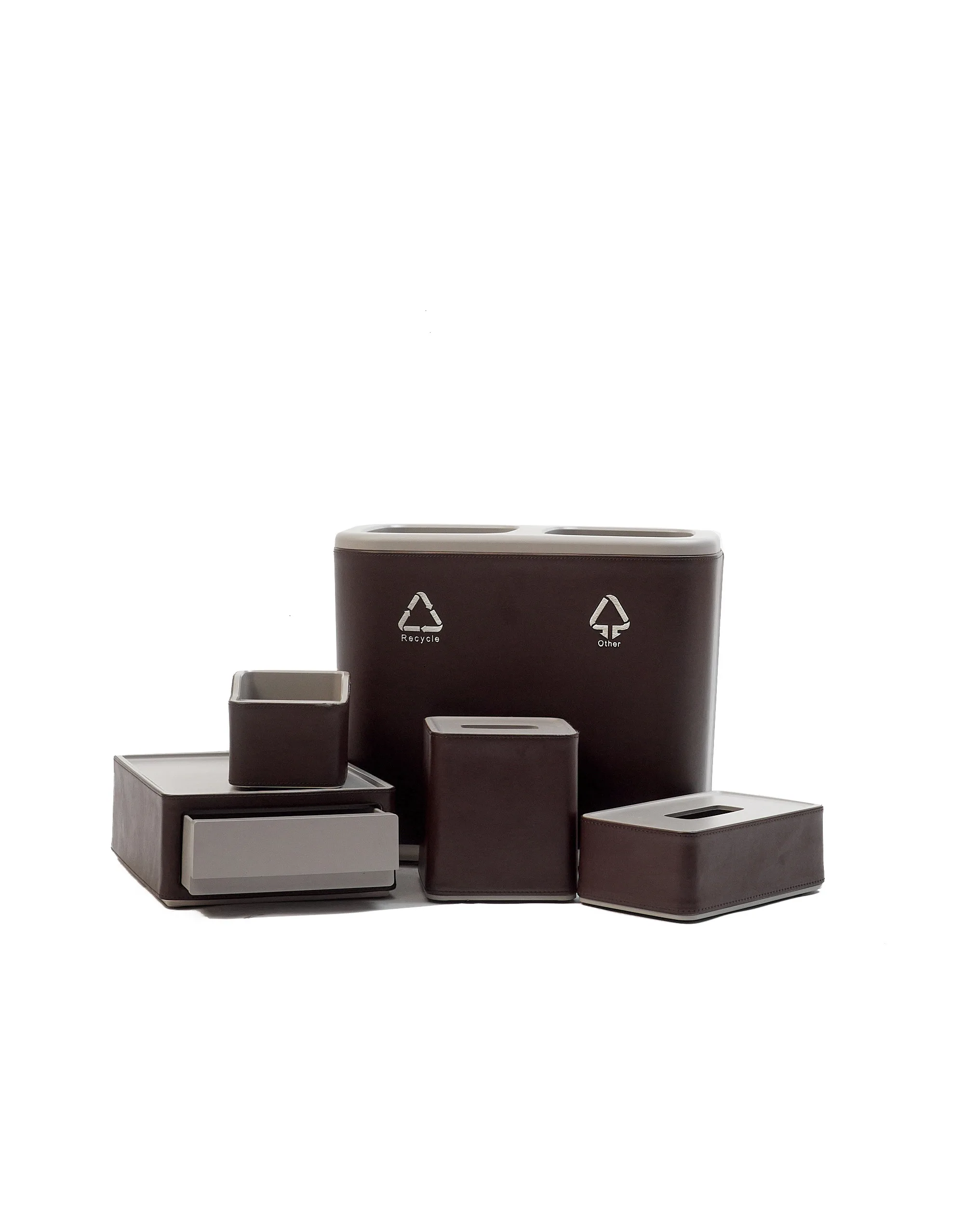 Leather Amenities Organizer